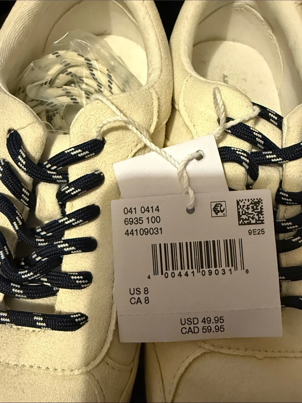 American Eagle Outfitters cream suede